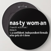 Nasty Woman Definition Button (Voorkant /achterkant)