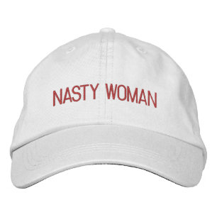 Nasty Woman hot roze fuchsia aangepaste tekst mode Geborduurde Pet