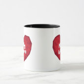 Nasty Woman op Grunge Heart Mok (Midden)