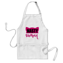 Nasty Woman Pink Cat Pet Standaard Schort