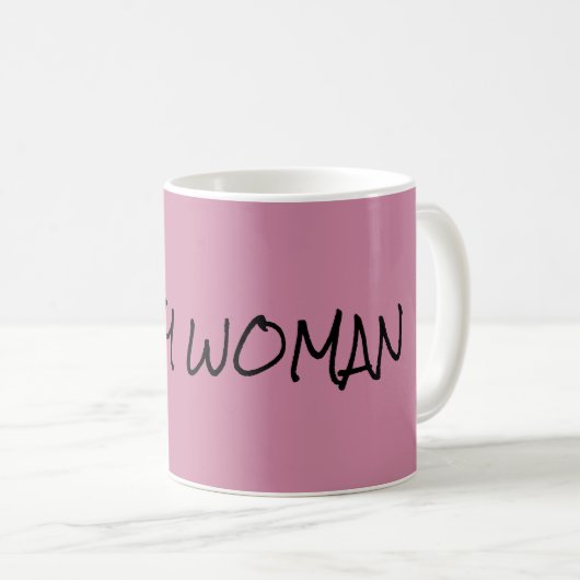 Nasty Woman Pink Coffee Cup Koffiemok (Voorkant rechts)