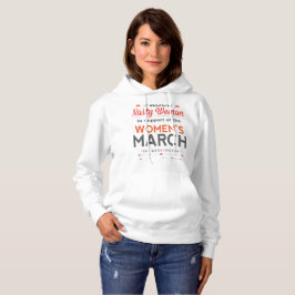 Nasty Woman Red Design Hoodie