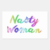 Nasty Woman Sticker (Voorkant)