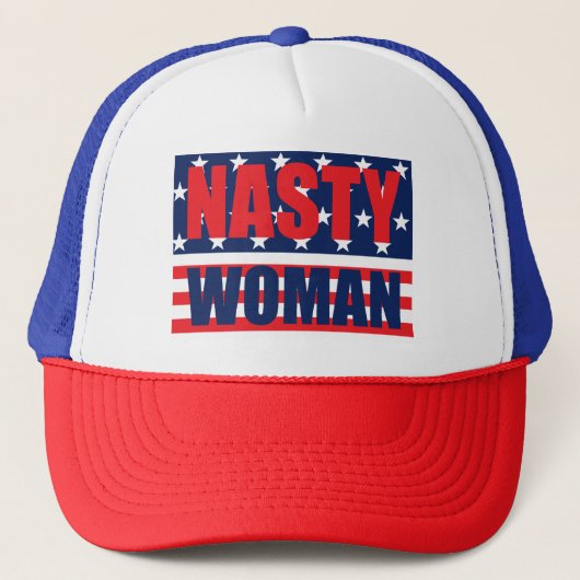 Nasty Woman Trucker Hat Pet (Voorkant)