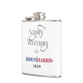 Nasty Woman voor Biden-Harris 2020 Heupfles (Links)