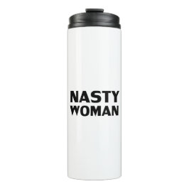 "Nasty Woman" zwart wit Thermosbeker