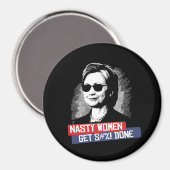 Nasty Women get S— done — Presidentiële verkiezing Magneet (Voorkant / Achterkant)