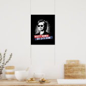 Nasty Women get S— done — Presidentiële verkiezing Poster (Keuken)