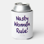 Nasty Women Rule Blikjeskoeler (Blikje Achterkant)