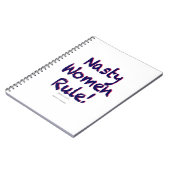 Nasty Women Rule Notitieboek (Linkerzijde)