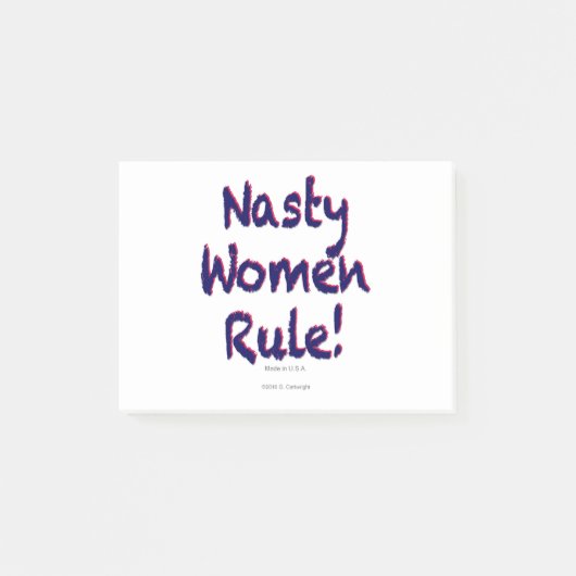 Nasty Women Rule Post-it® Notes (Voorkant)