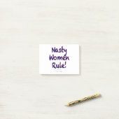 Nasty Women Rule Post-it® Notes (Op bureau)