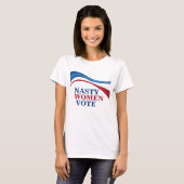 Nasty Women Stemmen Amerikaanse vlag Feminist Wome T-shirt (Voorkant volledig)