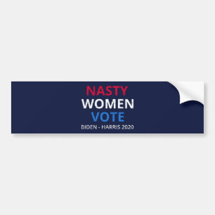 Nasty Women Stemmen I Bumpersticker