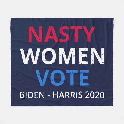 Nasty Women Stemmen I Fleece Deken (Voorkant (Horizontaal))