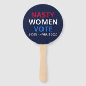Nasty Women Stemmen I Handwaaier (Achterkant)