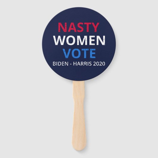 Nasty Women Stemmen I Handwaaier (Voorkant)