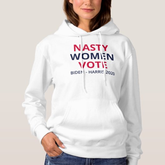 Nasty Women Stemmen I Hoodie (Voorkant)
