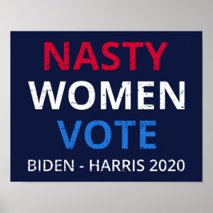 Nasty Women Stemmen I Poster