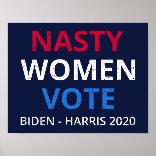 Nasty Women Stemmen I Poster (Voorkant)
