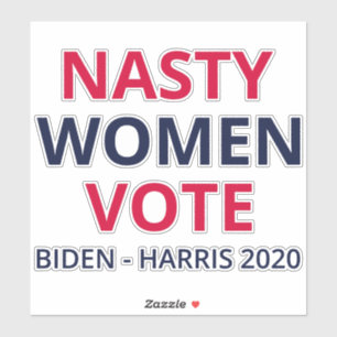 Nasty Women Stemmen I Sticker