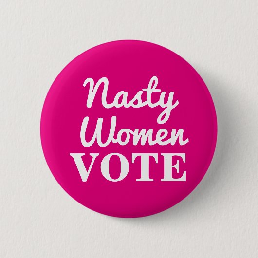 Nasty Women Stemming: Button 2016 (Voorkant)