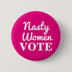 Nasty Women Stemming: Button 2016