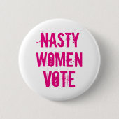 Nasty Women Stemming: Button 2016 (Voorkant)