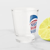 Nasty Women stemt in met Amerikaans feministisch p Shot Glas (Links)