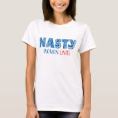 Nasty Women Unite Jersey T-Shirt (Voorkant)