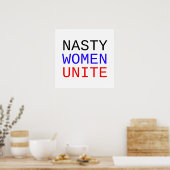 Nasty Women verenigen Poster (Keuken)