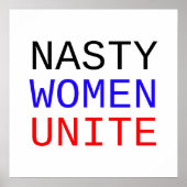 Nasty Women verenigen Poster (Voorkant)