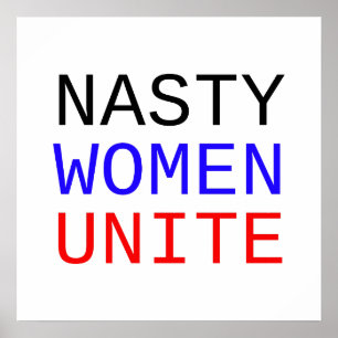 Nasty Women verenigen Poster