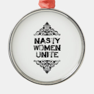 Nasty Women verenigt sierplanten Metalen Ornament