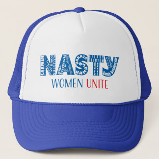 Nasty Women verenigt Trucker Hat Trucker Pet