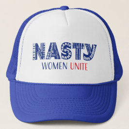 Nasty Women verenigt Trucker Hat Trucker Pet