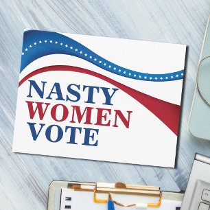 Nasty Women Vote Briefkaart
