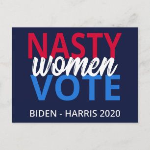 Nasty Women Vote II Briefkaart