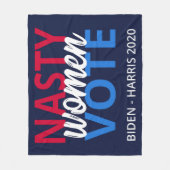 Nasty Women Vote II Fleece Deken (Voorkant)
