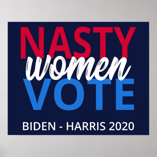 Nasty Women Vote II Poster (Voorkant)