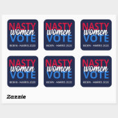 Nasty Women Vote II Vierkante Sticker (Vel)