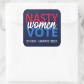 Nasty Women Vote II Vierkante Sticker (Tas)