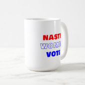 Nasty Women Vote Koffiemok (Voorkant rechts)
