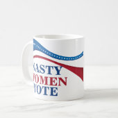 Nasty Women Vote Koffiemok (Voorkant links)