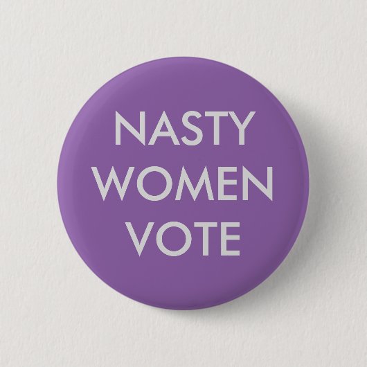 Nasty Women Vote Ronde Button 5,7 Cm (Voorkant)