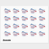 Nasty Women Vote Ronde Sticker (Vel)