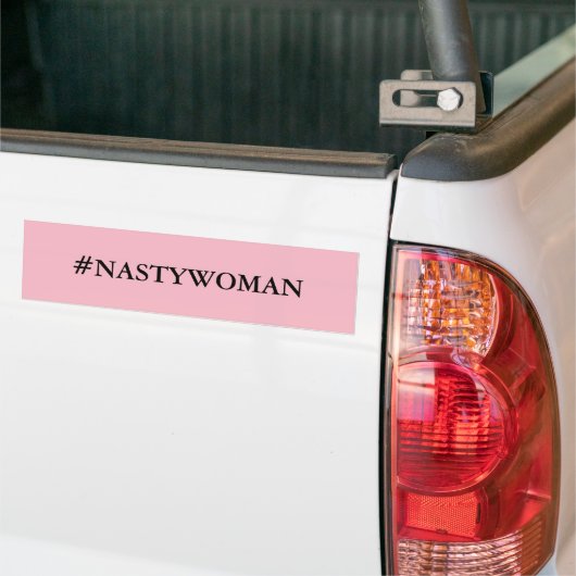 #NASTYWOMAN Bumpersticker (Op Truck)