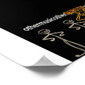 nasynchronisatie en andere muziek poster (Hoek)