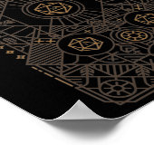 Nat20 - Kritieke defect D20-desktop RPG-retro Poster (Hoek)