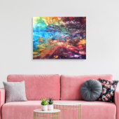 Nat 022 canvas afdruk (Insitu (Woonkamer))